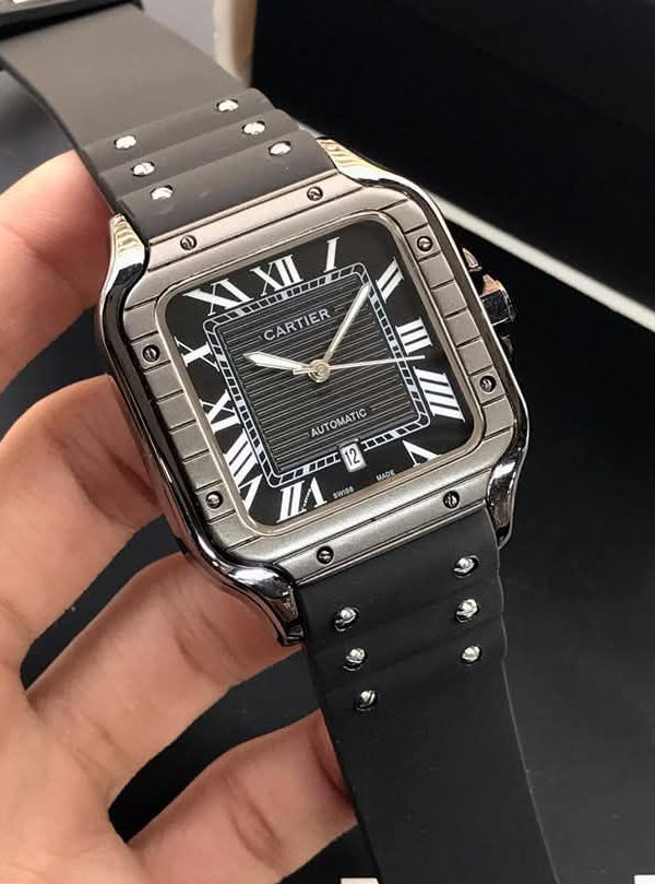 Cartier Santos Caoutchouc