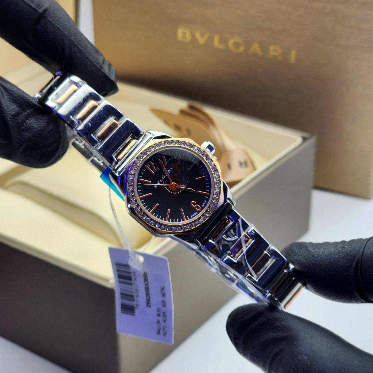 Montre BVLGARI Accessoire de Luxe Pour Femme  Doré