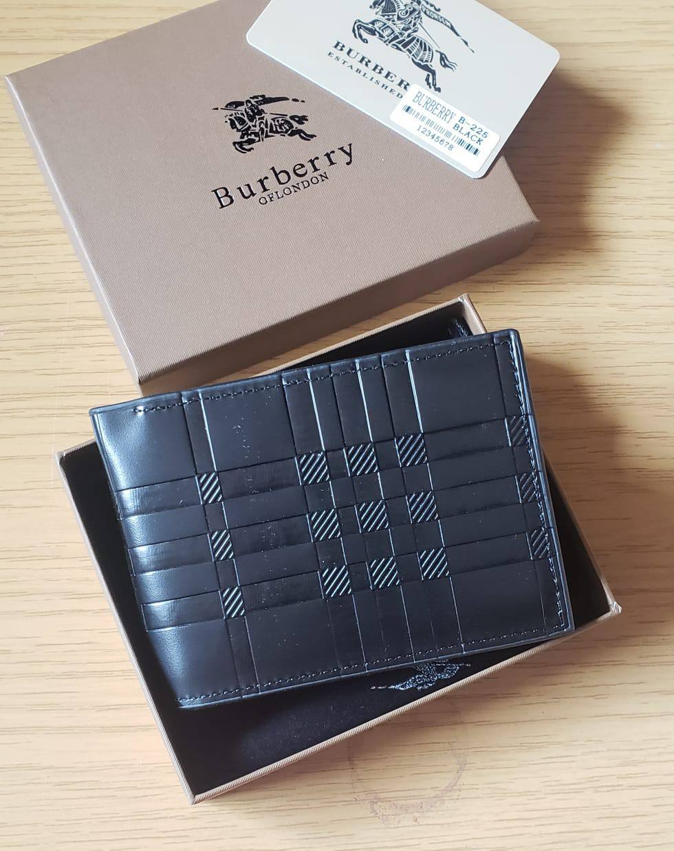PORTE CARTE Burberry NOIR HOMMES