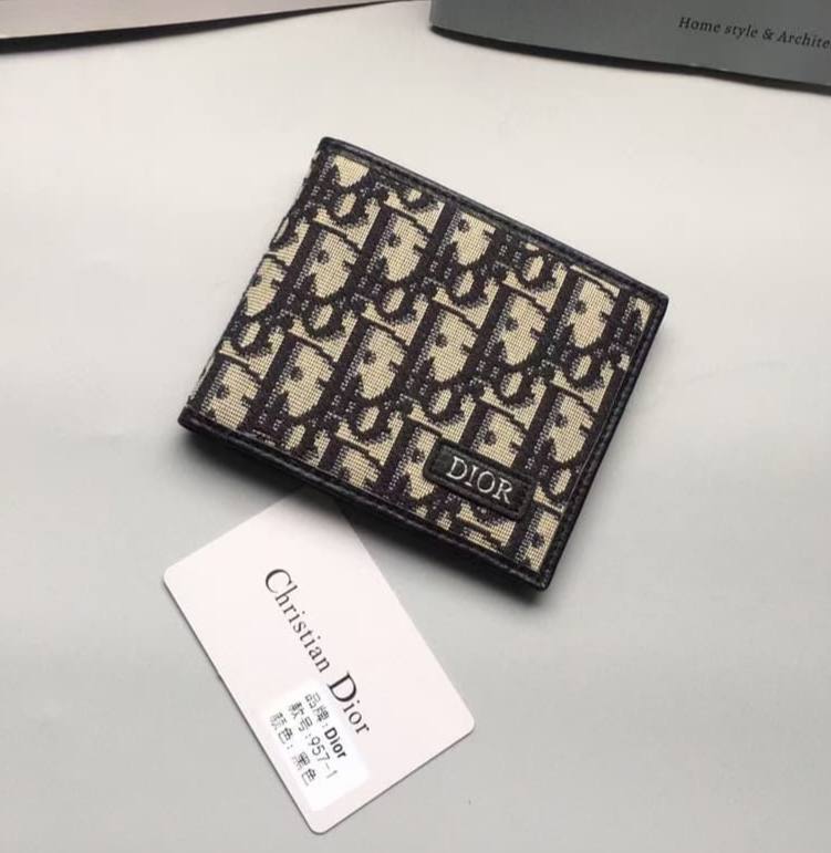 PORTE CARTE Dior NOIR-GRIS HOMMES