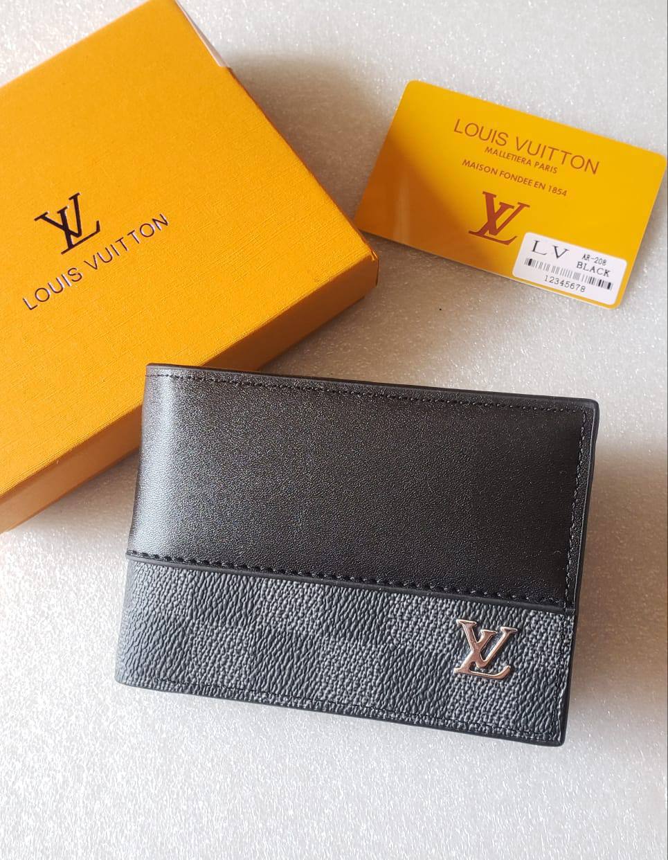PORTE CARTE LV NOIR HOMMES